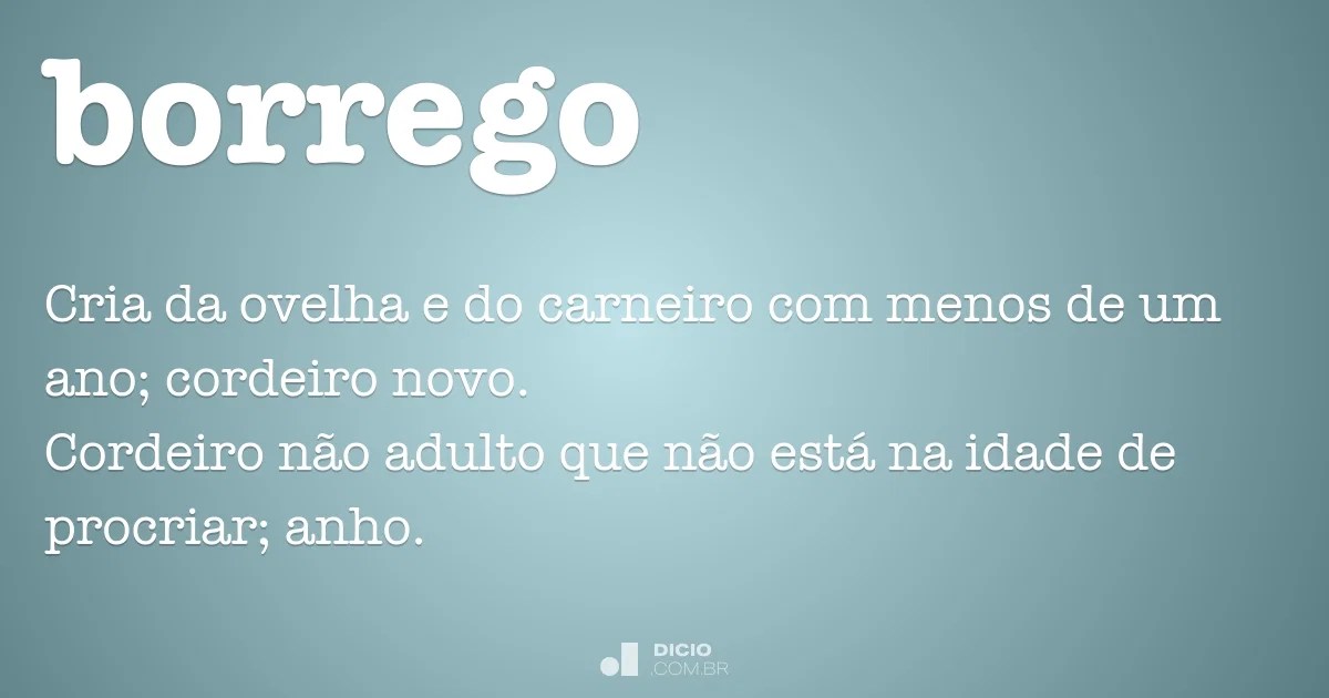 Borrego Dicio, Dicionário Online de Português