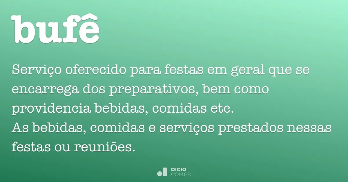 Total 87+ imagen significado de buffet Abzlocal.mx