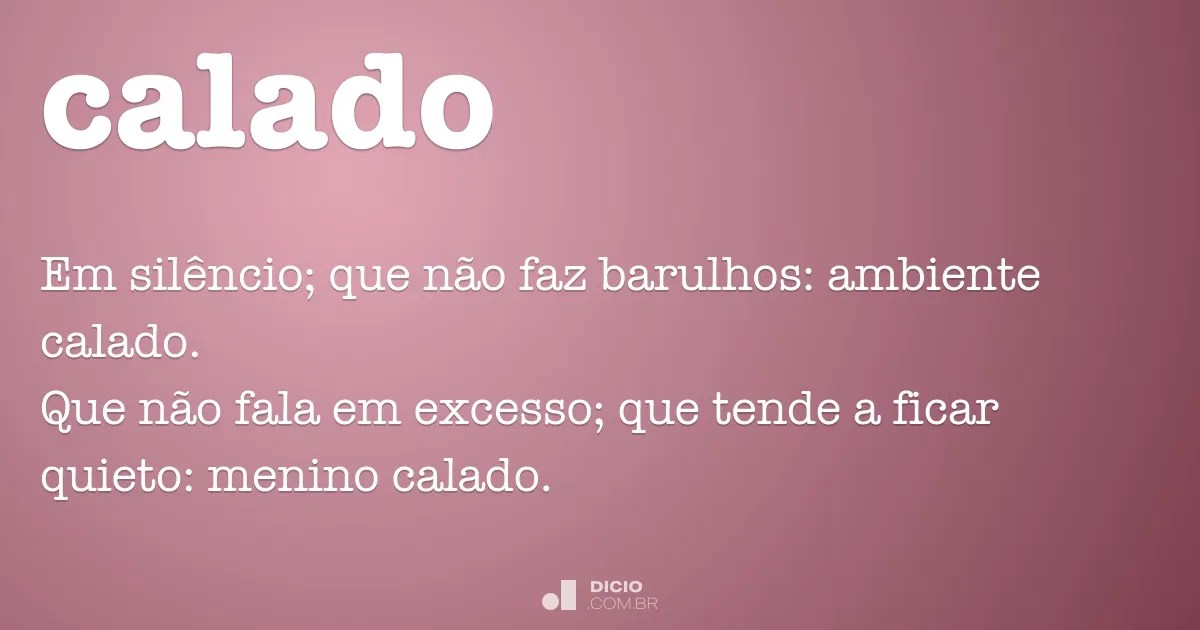 Calado Dicio, Dicionário Online de Português