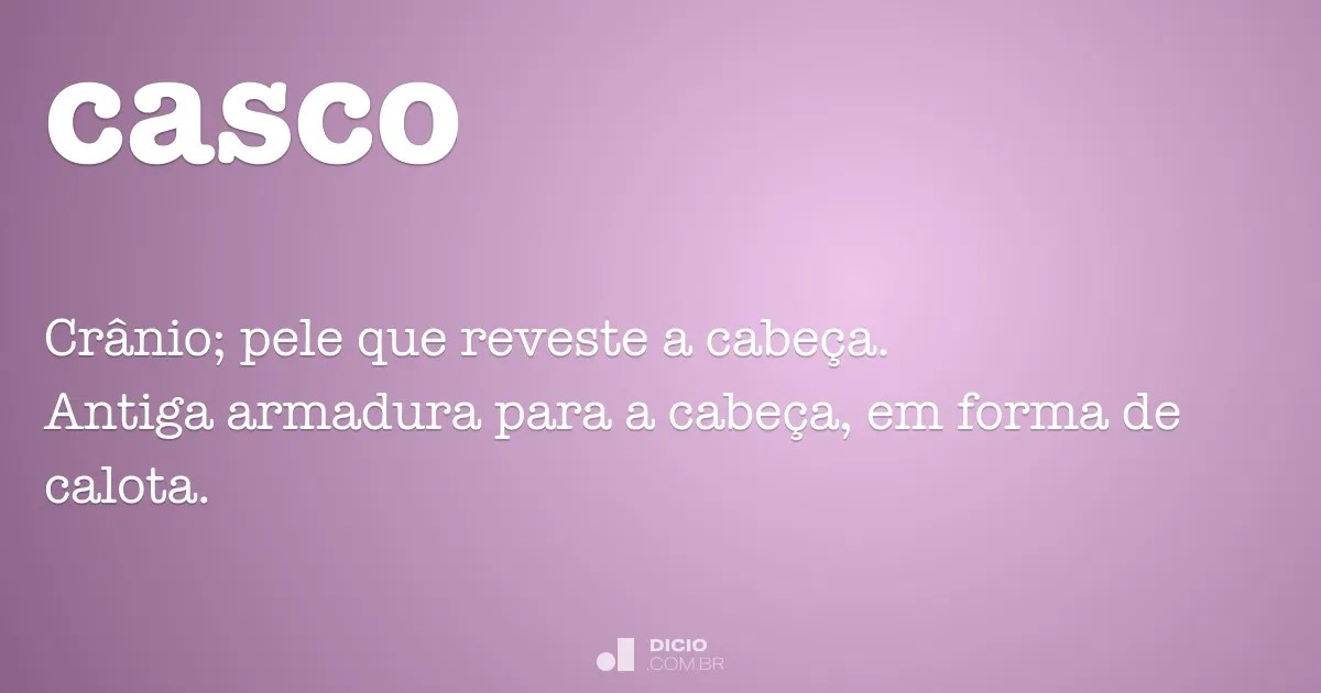 Casco Dicio, Dicionário Online de Português