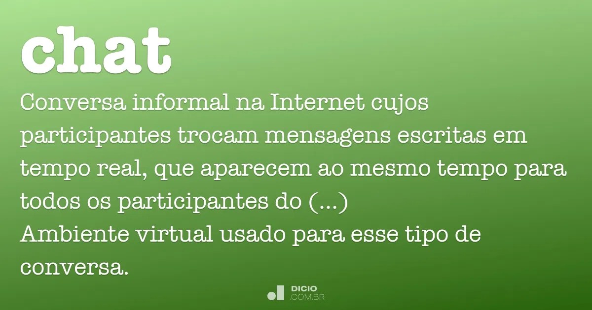Chat Dicio, Dicionário Online de Português