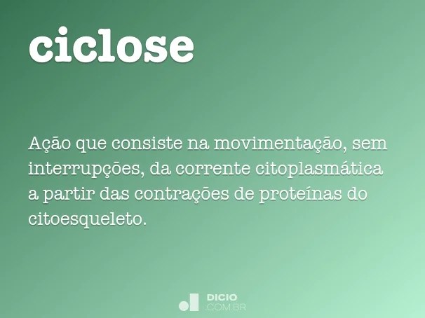 Ciclose Dicio, Dicionário Online de Português