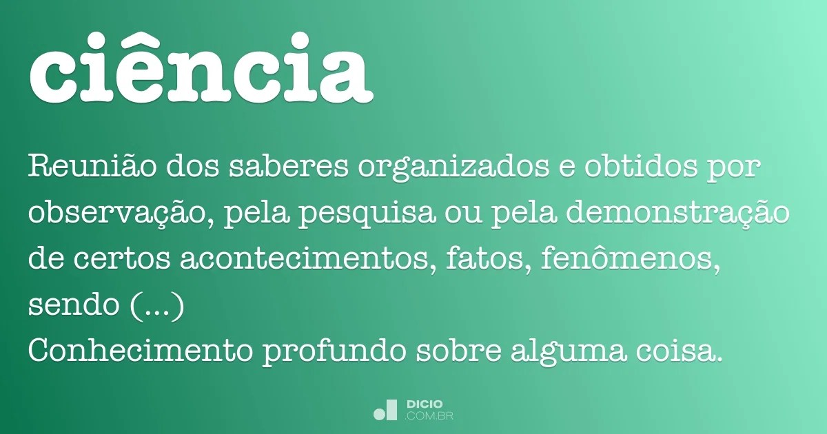 Ciência Dicio, Dicionário Online de Português