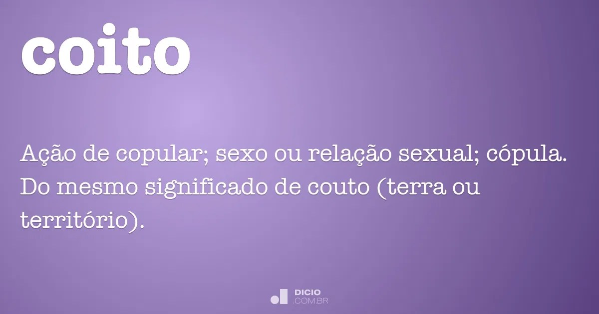 Coito Dicio, Dicionário Online de Português