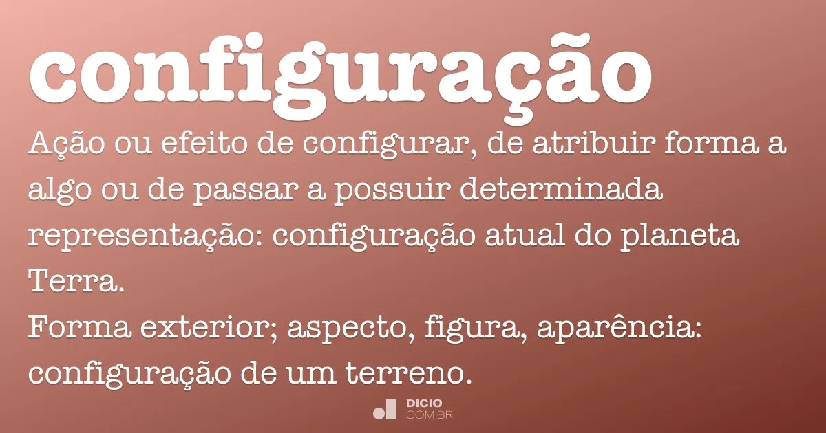 Configuração Dicio, Dicionário Online de Português