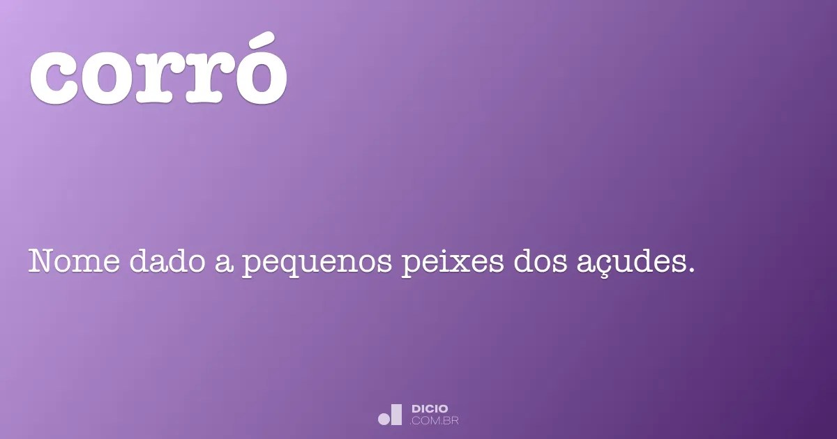 Corró Dicio, Dicionário Online de Português