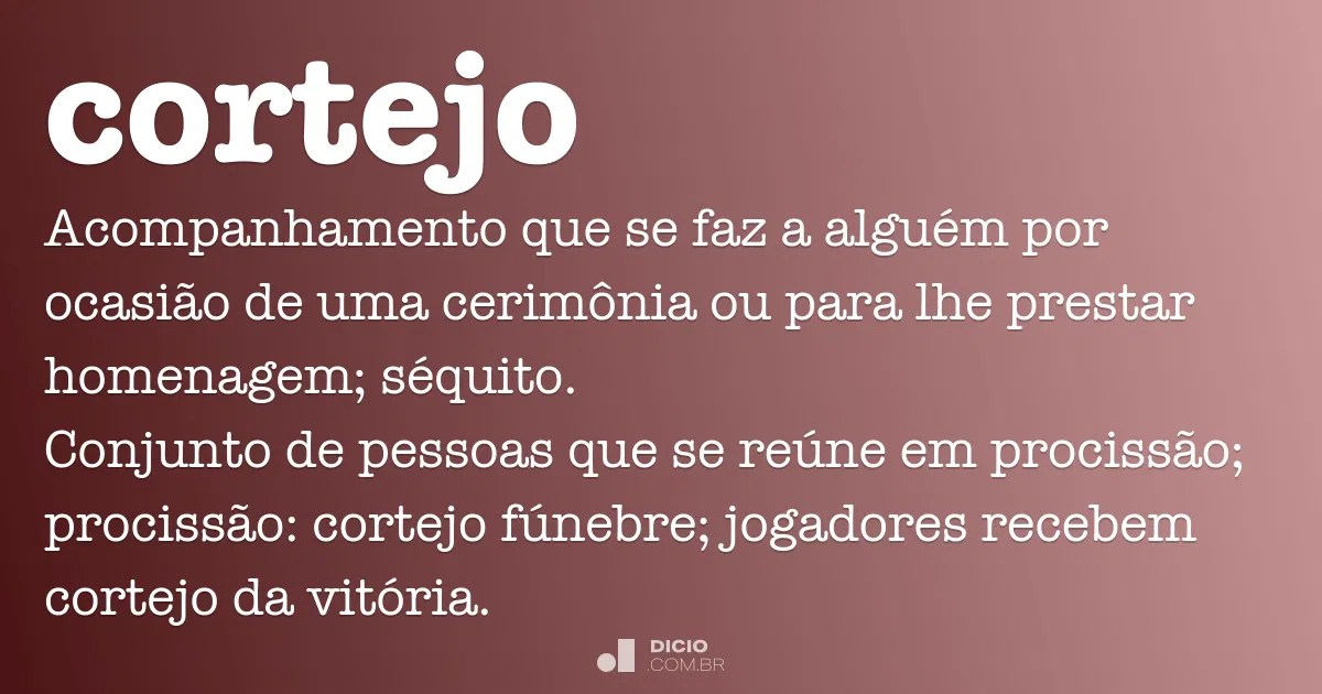 Cortejo Dicio, Dicionário Online de Português