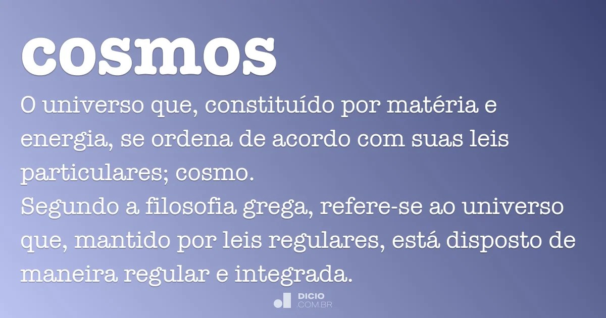 Cosmos Dicio, Dicionário Online de Português