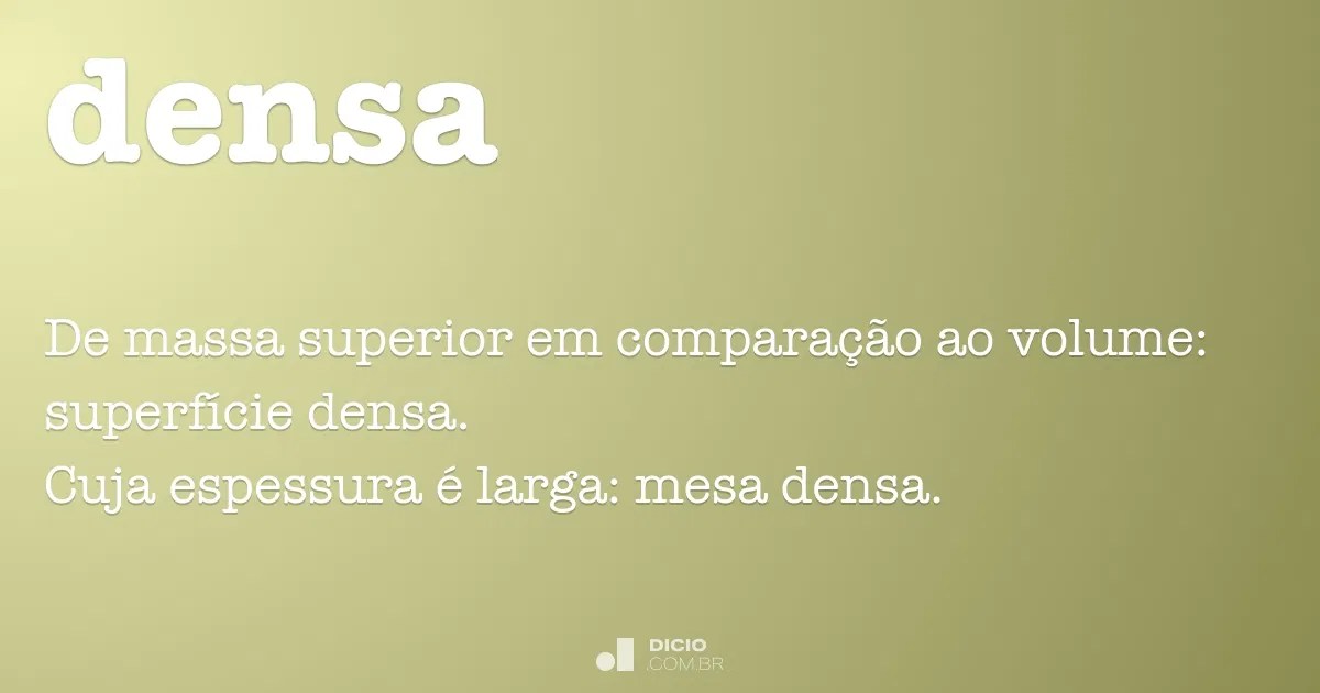 Densa Dicio, Dicionário Online de Português