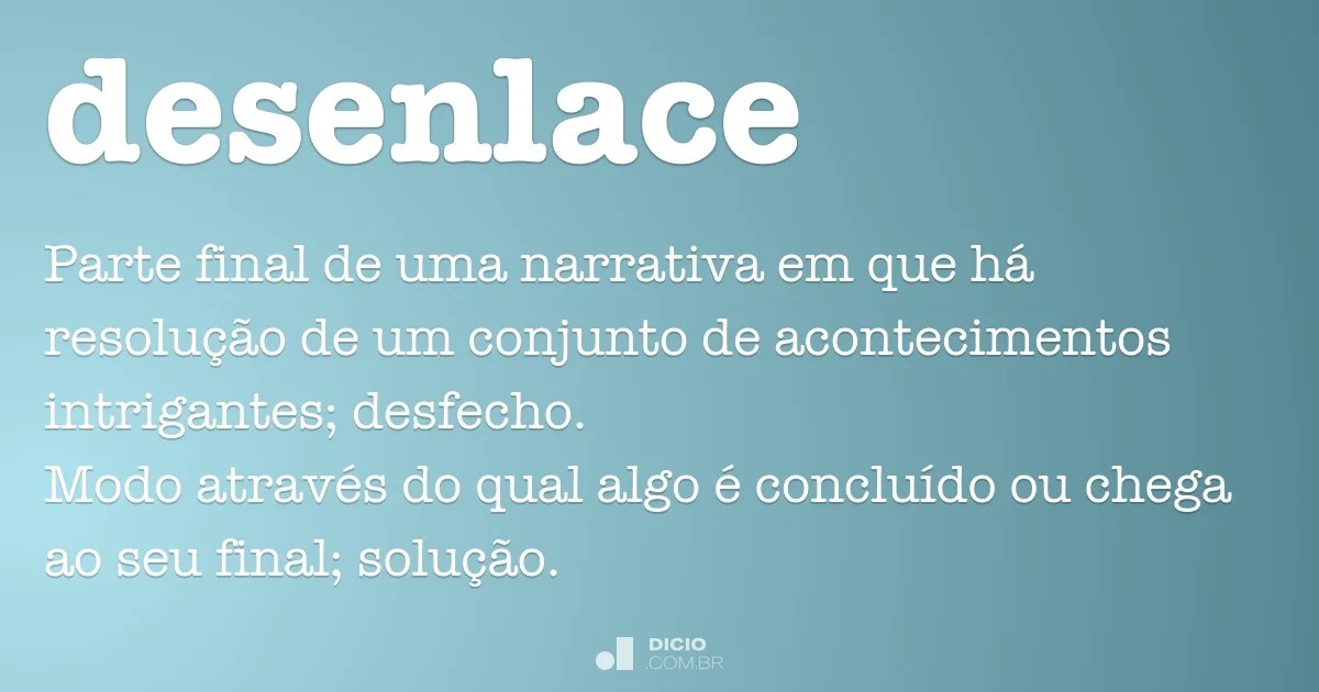 que es desenlace