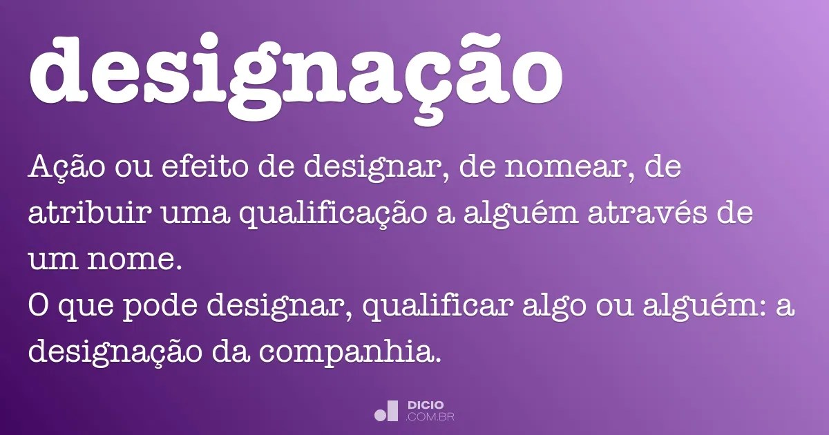 Designação Dicio, Dicionário Online de Português