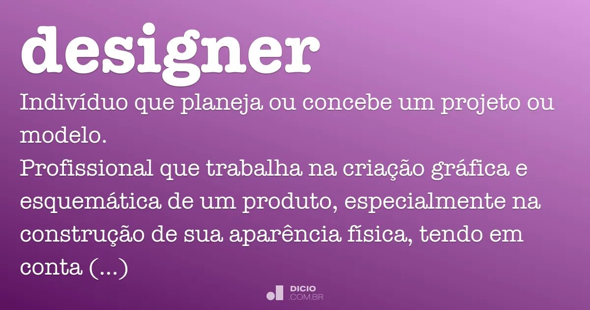Designer Dicio, Dicionário Online de Português