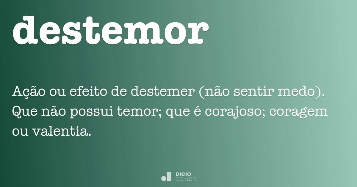 Destemor Dicio, Dicionário Online de Português