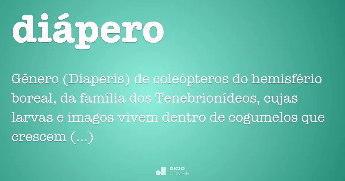 Diápero Dicio, Dicionário Online de Português