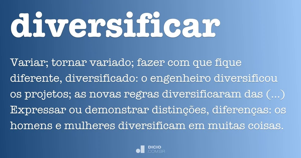 Diversificar Dicio, Dicionário Online de Português