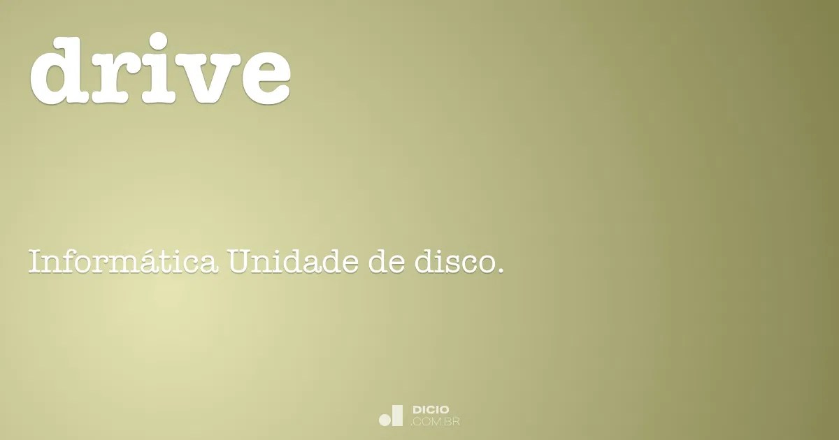 Drive Dicio, Dicionário Online de Português