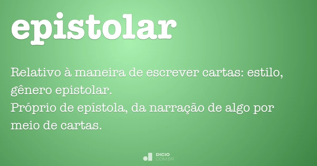 Epistolar Dicio, Dicionário Online de Português