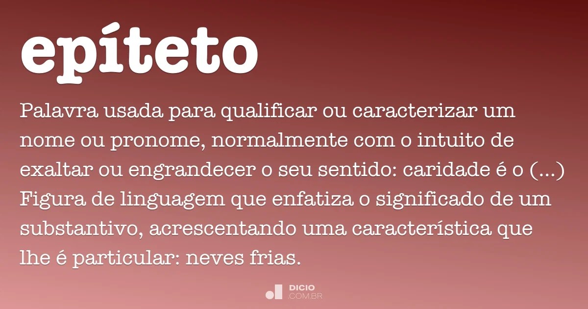 Epíteto Dicio, Dicionário Online de Português