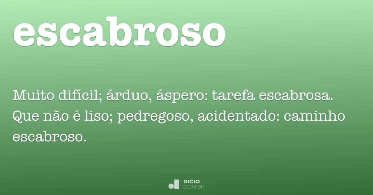 Escabroso Dicio, Dicionário Online de Português