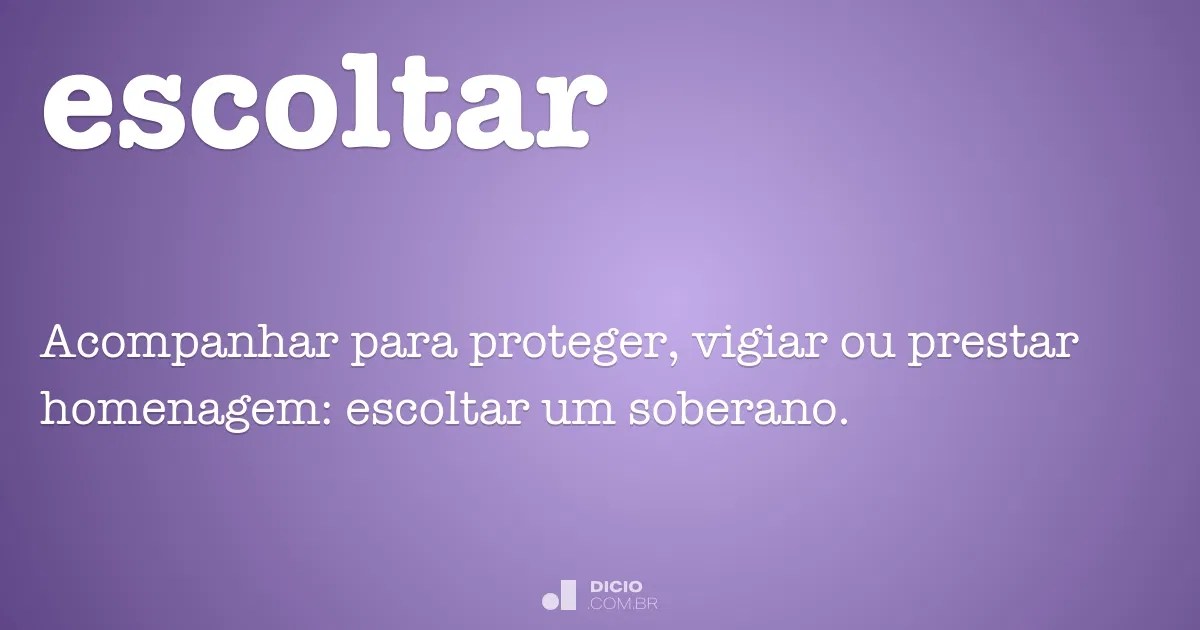 Escoltar Dicio, Dicionário Online de Português