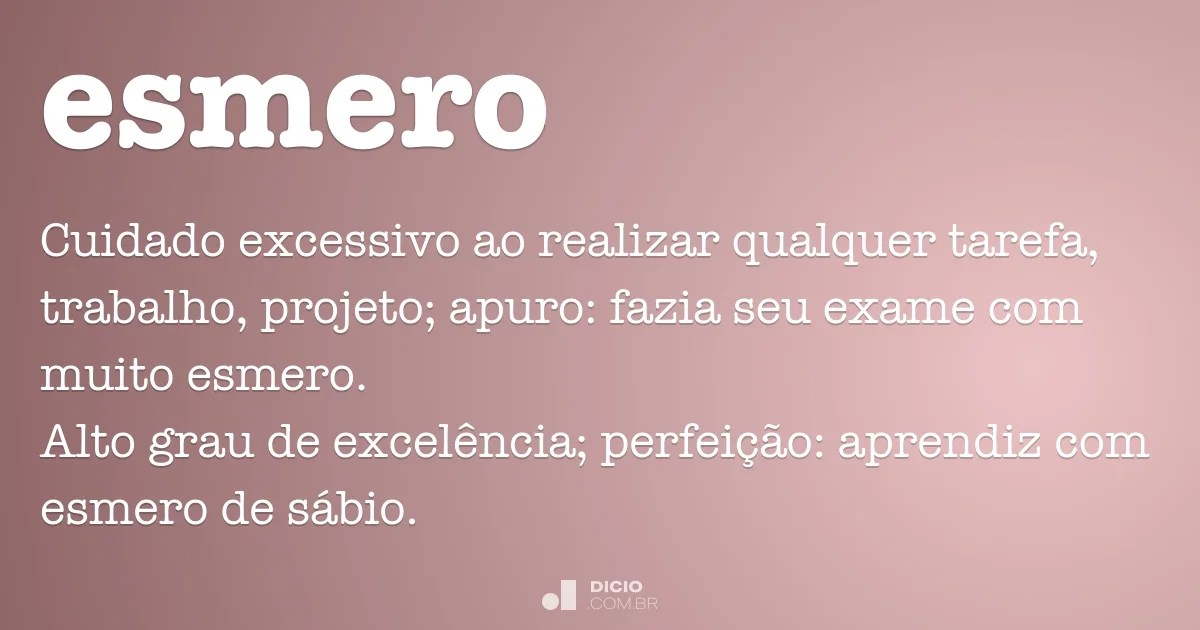 Esmero Dicio, Dicionário Online de Português