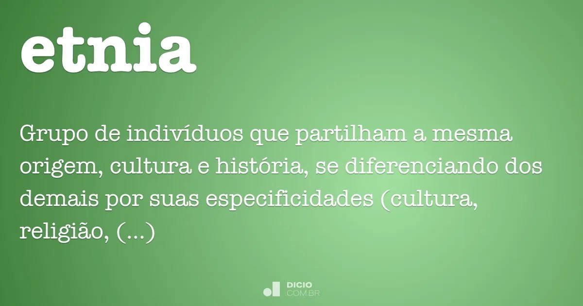 Etnica Significado