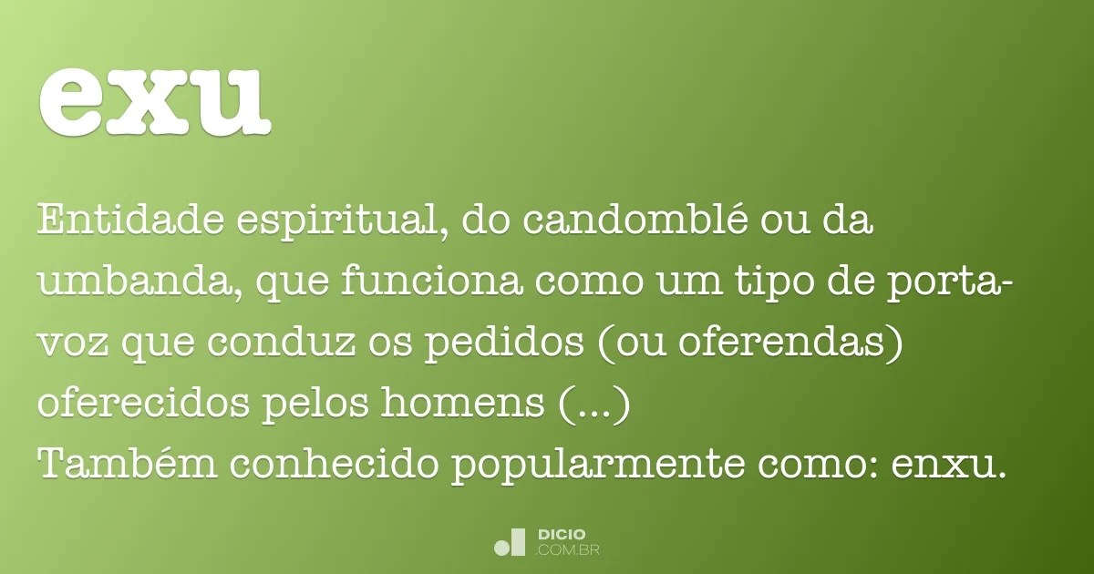 Exu Dicio, Dicionário Online de Português