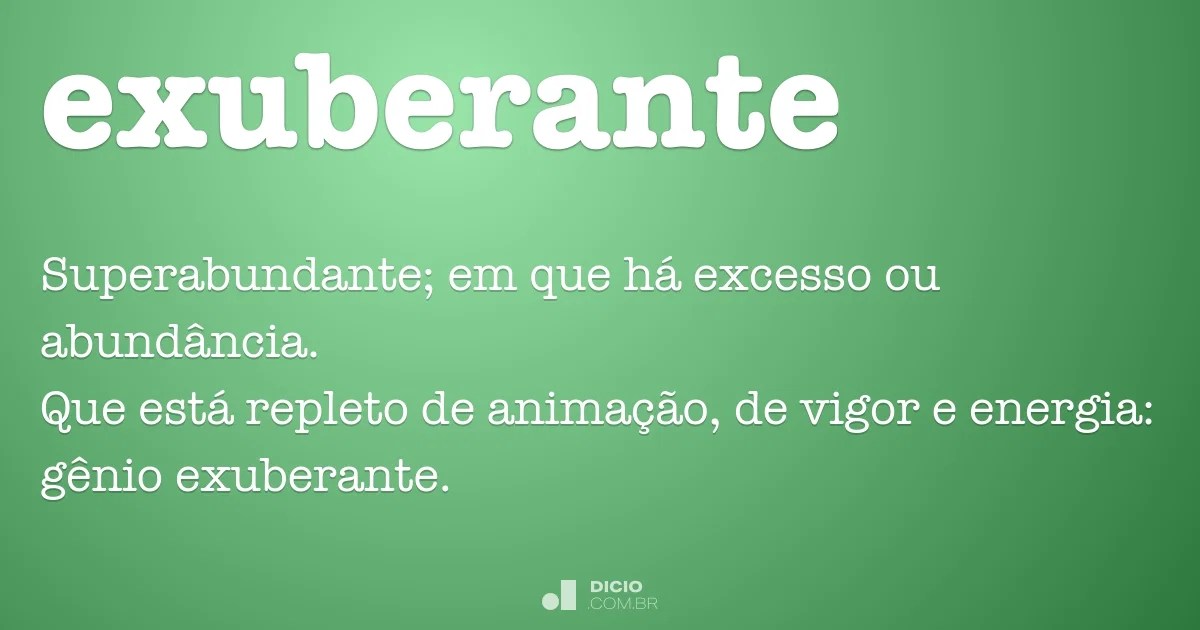 Exuberante Dicio, Dicionário Online de Português