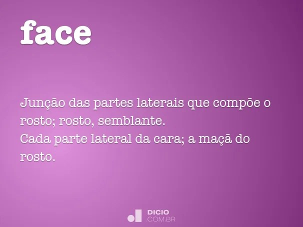 Face DicionÃ¡rio Online de PortuguÃªs