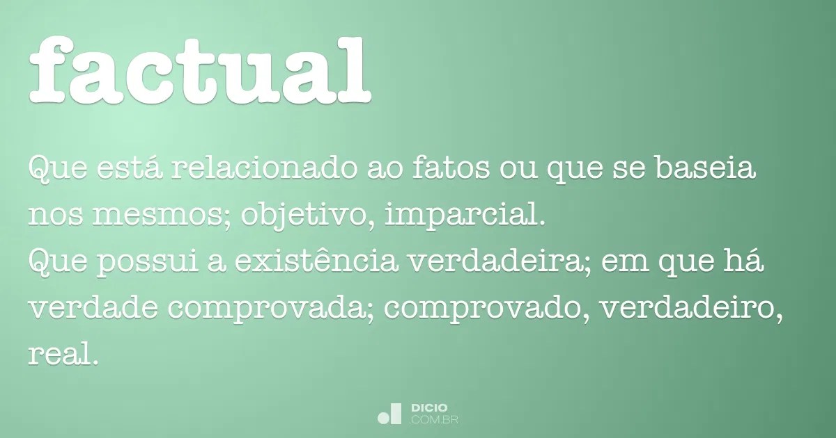 Factual Dicio, Dicionário Online de Português