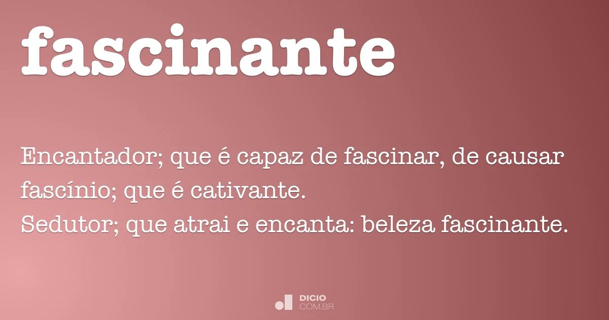 Fascinante Dicio, Dicionário Online de Português