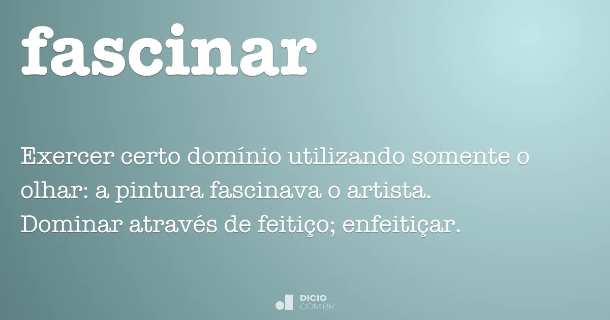 Fascinar Dicio, Dicionário Online de Português