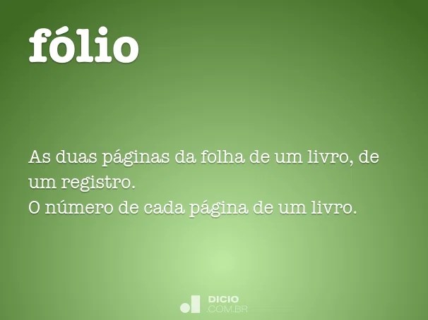 Fólio Dicio, Dicionário Online de Português