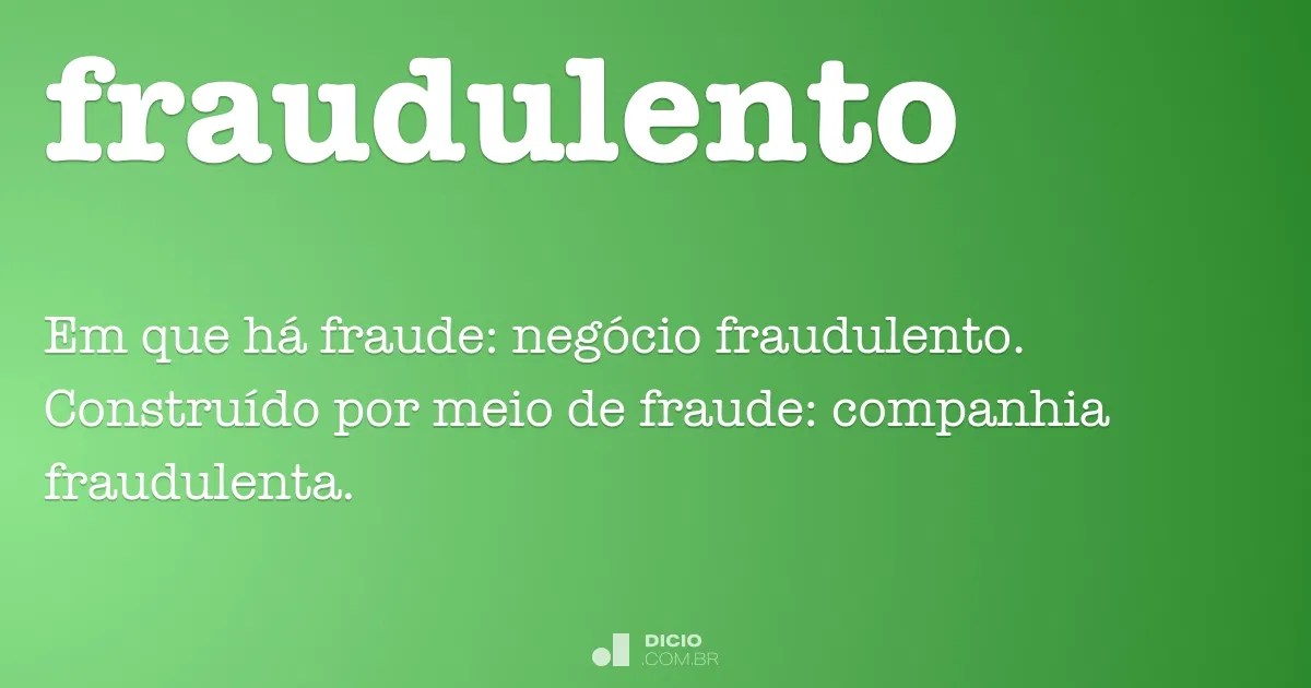 Fraudulento Dicio, Dicionário Online de Português