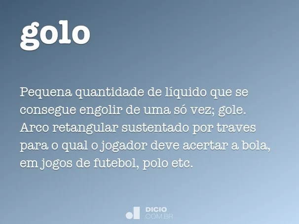 Golo Dicio, Dicionário Online de Português