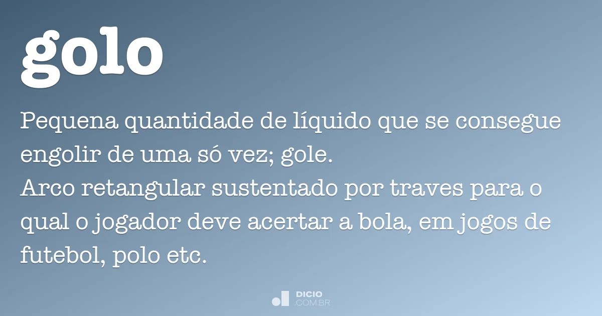 Golo Dicio, Dicionário Online de Português
