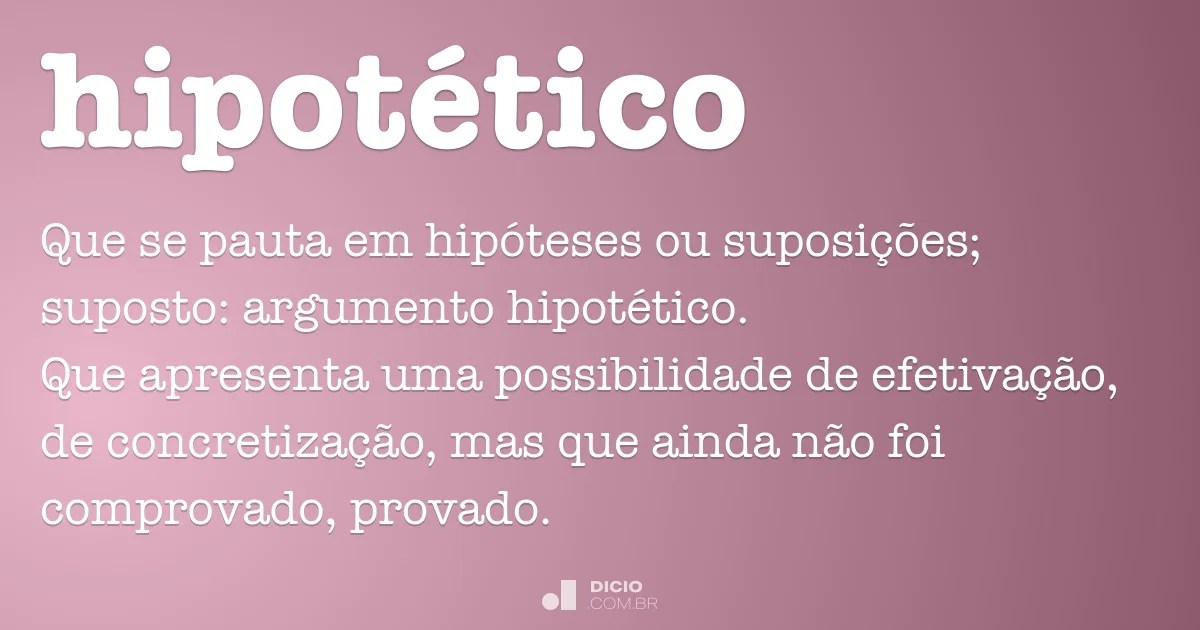 Hipotético Dicio, Dicionário Online de Português