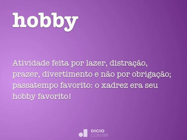 Hobby Dicio, Dicionário Online de Português