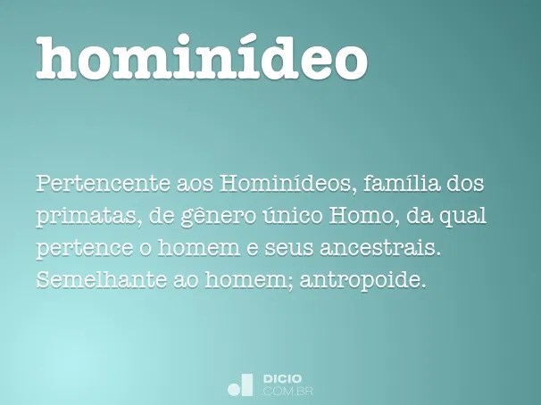 HominÃ­deo Dicio, DicionÃ¡rio Online de PortuguÃªs