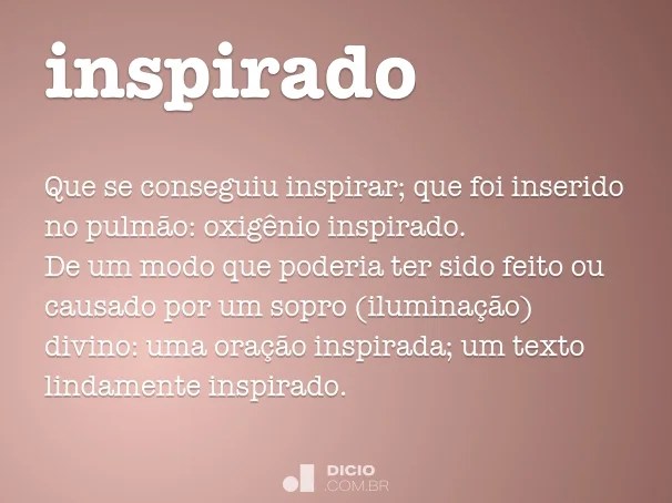 Inspirado Dicio, Dicionário Online de Português