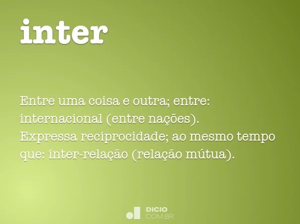 Inter Dicio, Dicionário Online de Português
