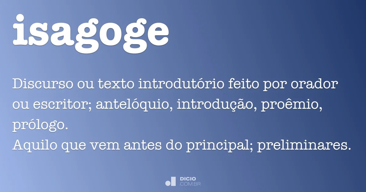 Isagoge Dicio, Dicionário Online de Português