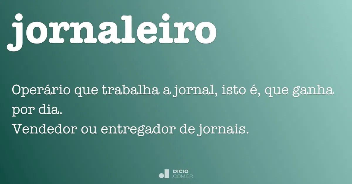Jornaleiro Dicio, Dicionário Online de Português