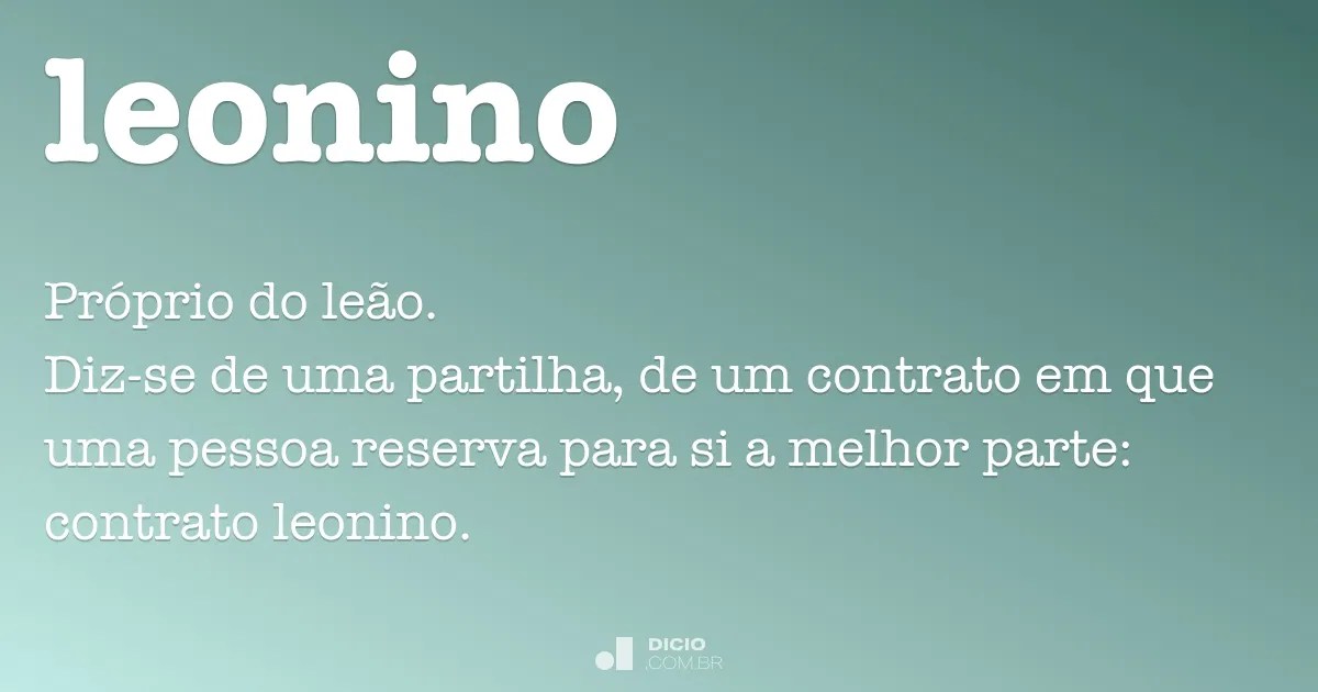 Leonino Dicio, Dicionário Online de Português