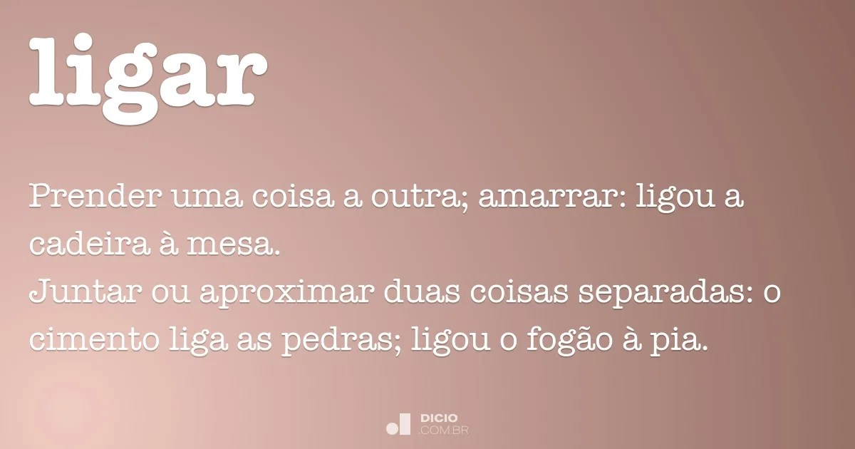 Ligar Dicio, Dicionário Online de Português