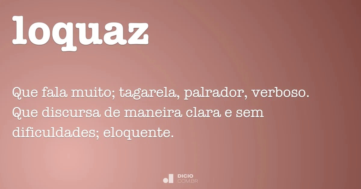 Loquaz Dicio, Dicionário Online de Português