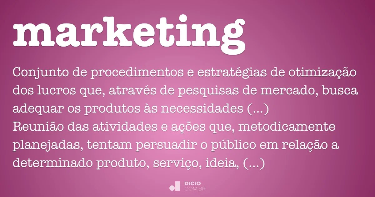 Marketing Dicio, Dicionário Online de Português