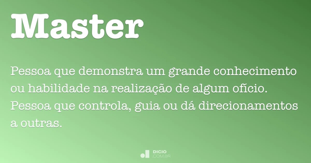 Master Dicio, Dicionário Online de Português