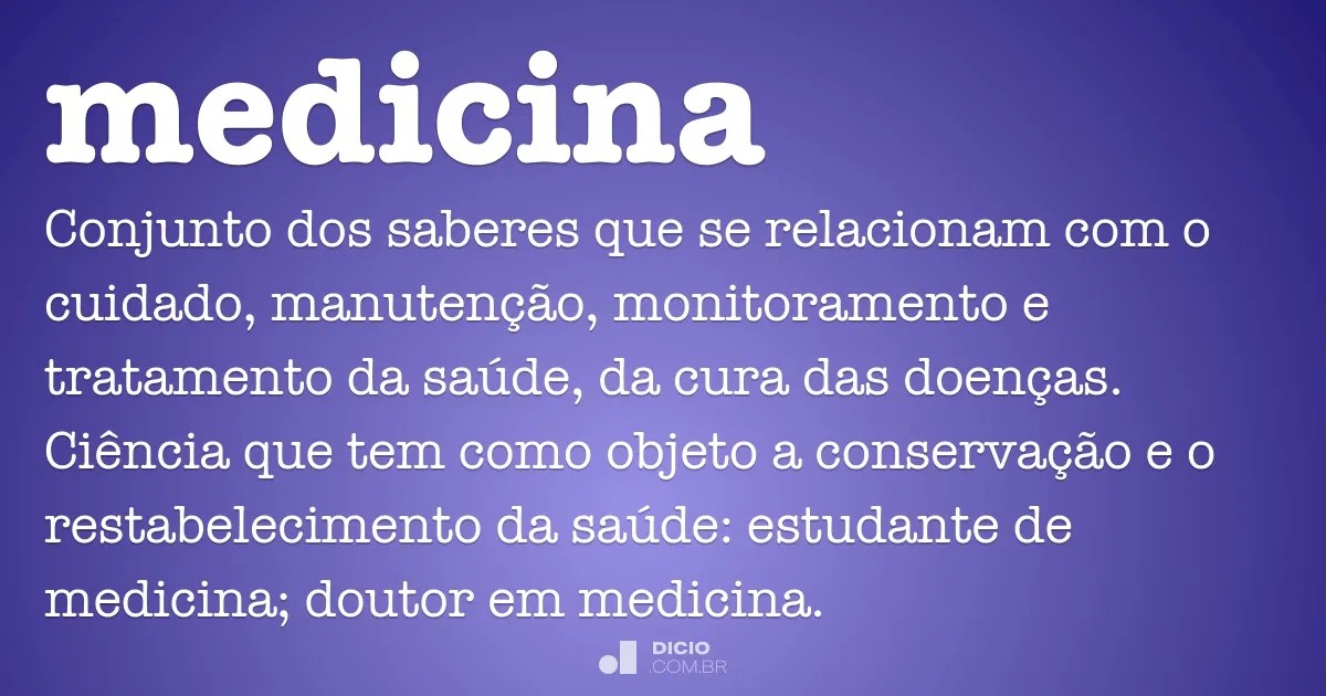 Medicina Dicio, Dicionário Online de Português