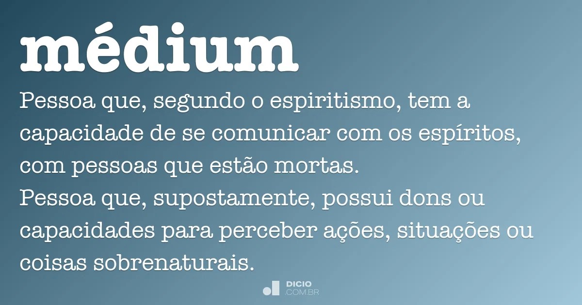 Médium Dicio, Dicionário Online de Português